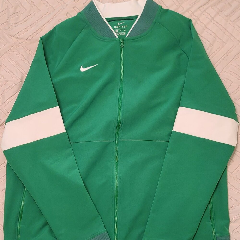 Men's Green Nike Dri-Fit Full Zip Jacket